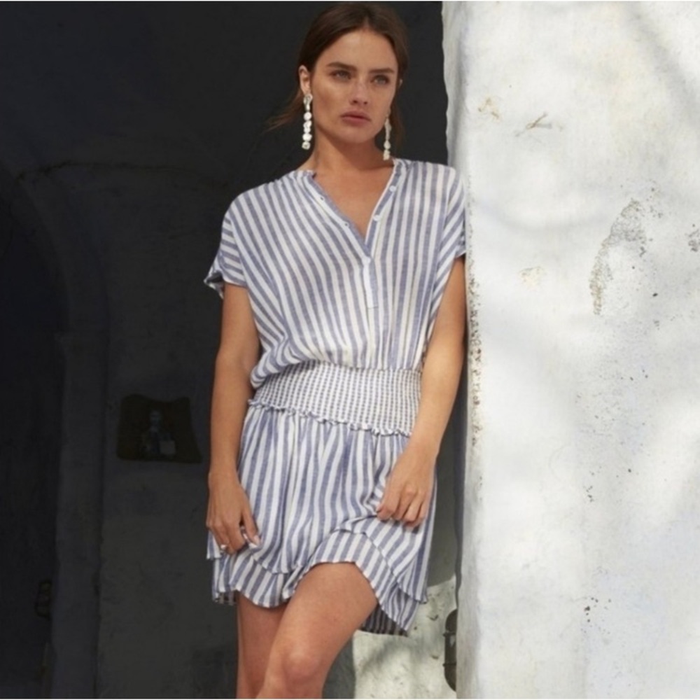 Rails Angelina Borocay Stripe Mini Dress medium